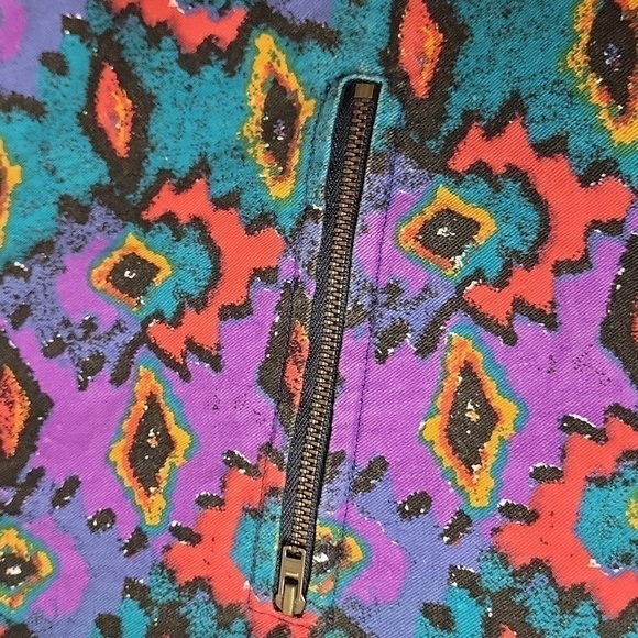 Handmade Reversible fleece-liked cotton fabric and denim zipper  Front clossure - Picture 5 of 13